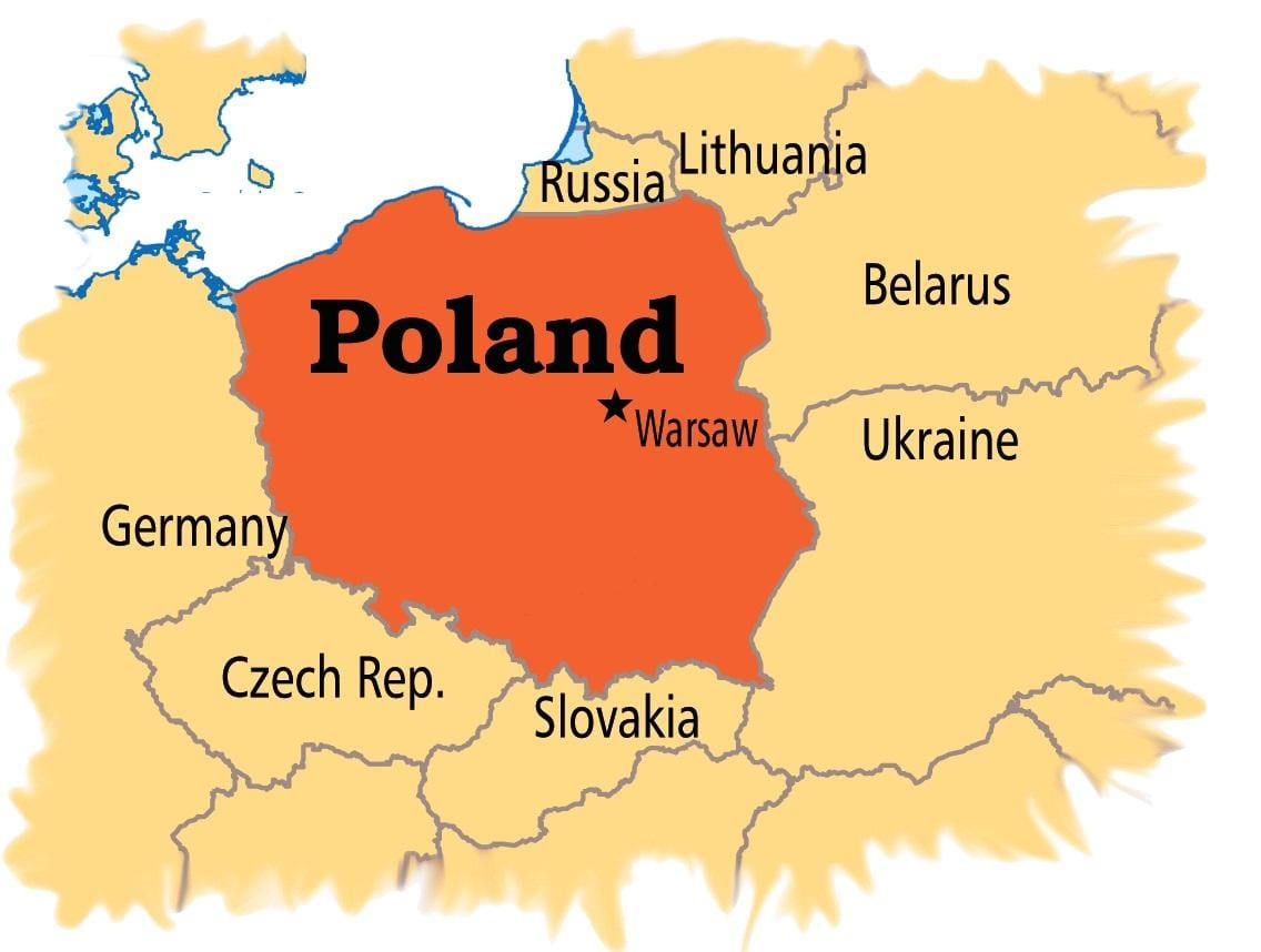 ワルシャワ地図