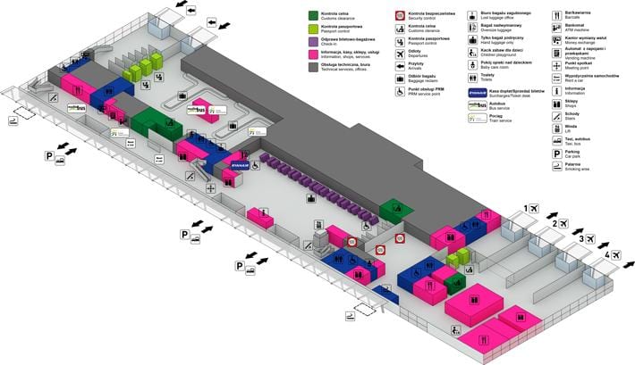 地図のワルシャワmodlin 