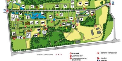 地図のワルシャワ動物園 