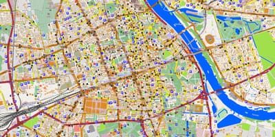 地図のワルシャワ-オフライン 